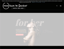 Tablet Screenshot of lucalafenice.com